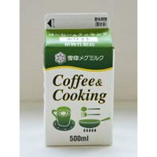 Snow Brand Megmilk Coffee & Cooking White (Vegetable Fat) 16.9 fl oz (500 ml)