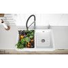 Sink Protector Mat 2 Pack Plastic with Center Drain Cutout Protect Sink 11 x 12"
