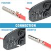 Icrimp Open Barrel Terminal Crimping Tool for Molex Style DELPHI AMP TYCO Deutsc