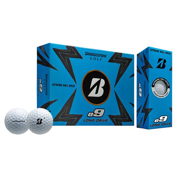 Bridgestone Golf 2023 e9 Long Drive White Golf Balls