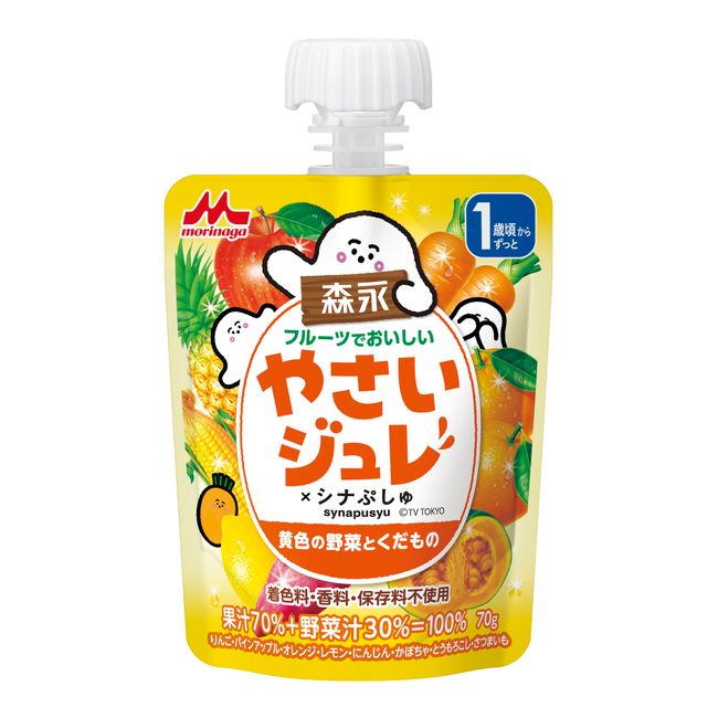 Morinaga Milk Industry Delicious Fruits & Vegetable Jelly