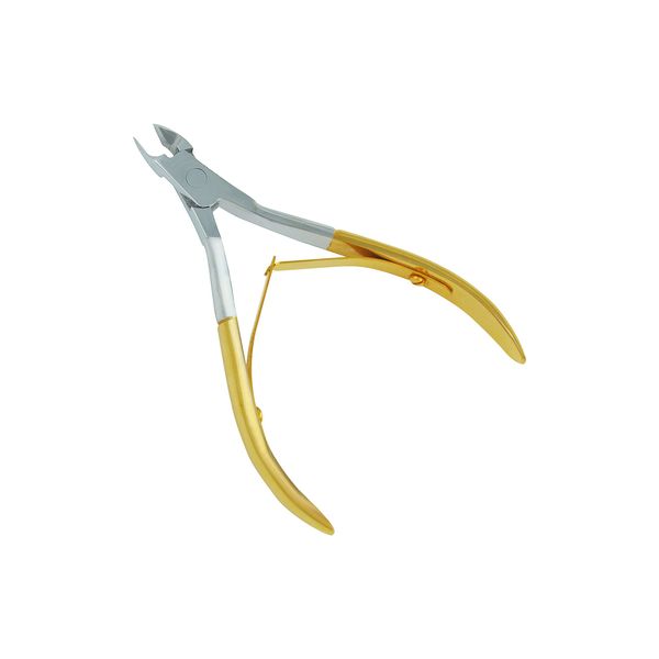 Stainless Steel Cuticle Nipper Golden 10cm