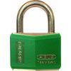 ABUS 45402 Nautic INOX Series Solid Brass Padlock with 8403 Alike Keyed - Green