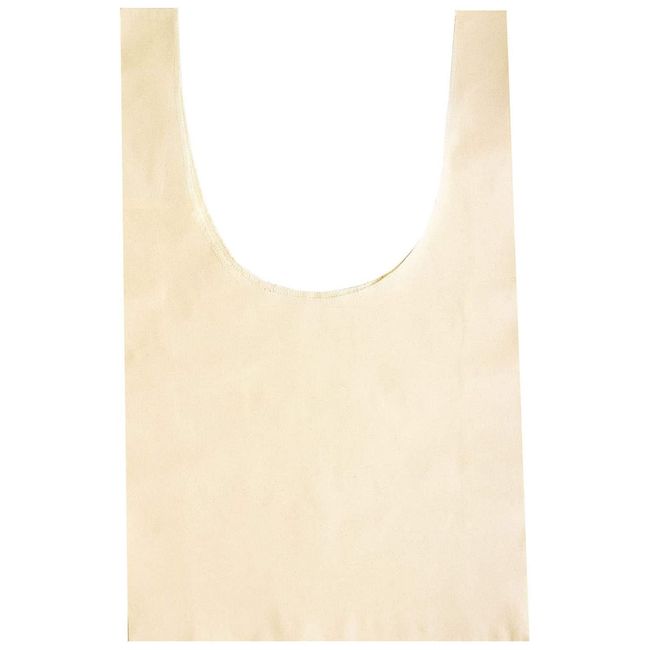 Japan String Button Trade Simple Eco Bag, 100% Cotton Marche Bag, 18.5 x 30.3 inches (47 x 77 cm), ES219 Produced