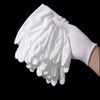 CHENGZI 12 pair Stretchable Lining Gloves Set White