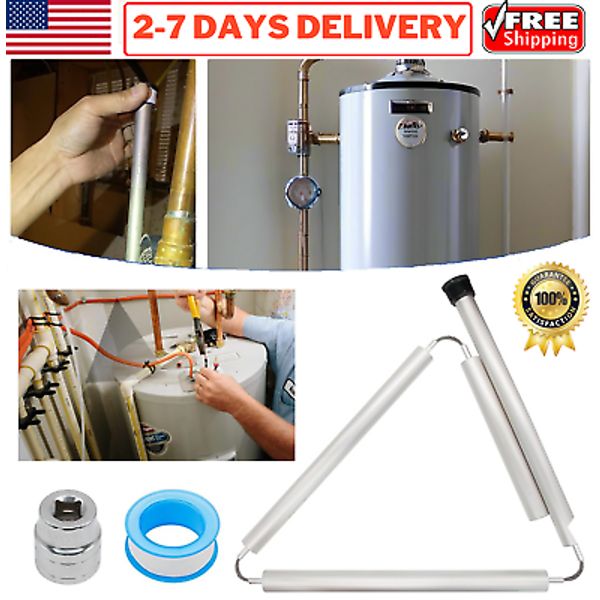 44" Magnesium Flexible Water Heater Anode Rod Eau for Rheem GE Richmond Reliance