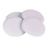 Carrand 40119 Terry Cloth 5" Round Applicator Pad, 4 Pack,White