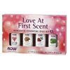 NOW  Love At First Scent Essential Oils Kit, With Child Resistant Caps
