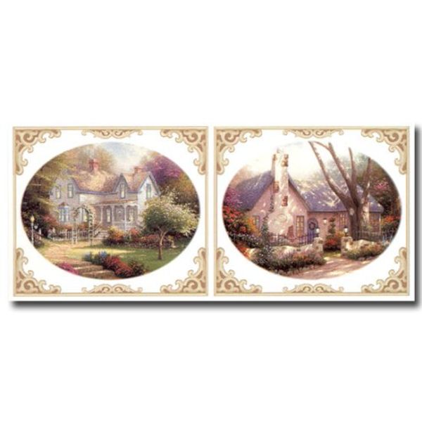 Instant Stencils Victorian Cottages Large by Thomas Kinkade