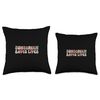 Sunscreen Saves Lifes Dermatologist Esthetician Throw Pillow