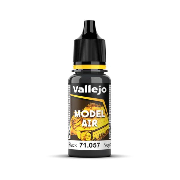 Vallejo Model Air Acrylfarbe, 17 ml Schwarz