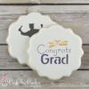 Graduation Round Cookie Stencil 3 Pc Set - 1.5 inch from Confection Couture Stencils