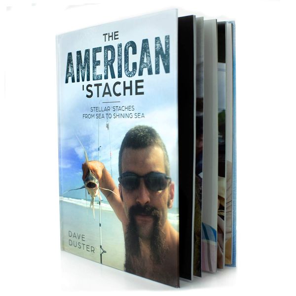 The American Mustache - Hardcover Funny Coffee Table Book - Mustache Collection - Americana - Gag Gifts for Men