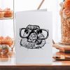 Large (A4) 'Mole With Glasses' Blank Greeting Card (GC00016700)