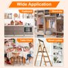 sourcing map Wood Furniture M4x10mm Threaded Insert Nuts Interface Hex Socket Drive 40pcs
