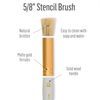 Plaid Stencil Brush (5/8-Inch), 34058, 5/8 Inch, White