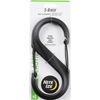 NITEIZE S-BINER PLASTIC #8 BG/BLACK