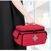 Medicine Storage Bag Empty, Lockable Pill Bottle Organizer with Portable Zippere