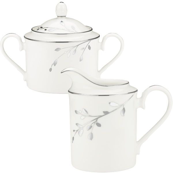 Noritake Birchwood Sugar and Creamer Set