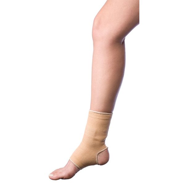 Body Sport Slip On Ankle Compression Sleeve, Medium
