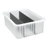 Hudson Exchange 20 x 8" (6 Pack) Long Divider for Grid Box Container Totes