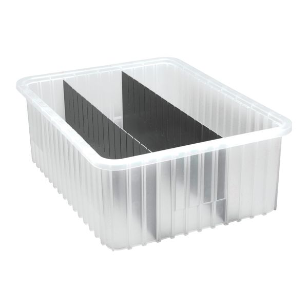 Hudson Exchange 20 x 8" (6 Pack) Long Divider for Grid Box Container Totes