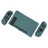 eXtremeRate PlayVital Back Cover for Nintendo Switch Console, NS Joycon Handheld Controller Separable Protector Hard Shell, Customized Dockable Protective Case for Nintendo Switch - Hunter Green