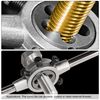 uxcell Round Cutting Dice, Threading Dice, M6, Metric, Machine Thread, Left Hand, Alloy Tool Steel