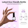 Modelones Grape Purple Gel Nail Polish, 1 Pcs 15ml Purple Color Gel Nail Polish Soak Off LED Long Lasting French Manicure Essential Gel Nail Varnish Salon Design DIY at Home Gifts for Women