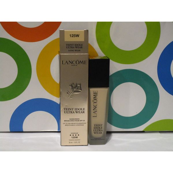 LANCOME ~ TEINT IDOLE ULTRA WEAR LONG WEAR FOUNDATION ~ # 125 (W) ~ BOXED