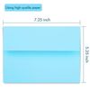 100 Pack A7 Baby Blue Invitation 5x7 Envelopes - Self Seal, Square Flap,Perfe...