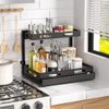 2 Pack  Under Sink Organizers Storage Slide Out Kitchen Cabinet Bathroom Storage