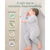 Supersoft Baby Safe Sleep Sleepsuit, Zipper + Snap for Easy Diaper Changes