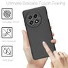 Afikyutu Case for OnePlus 13, Mobile Phone Case Camera Protection, Soft Matte Mobile Phone Case, Thin Case, Shockproof Protective Case, Black [Camera Protection]