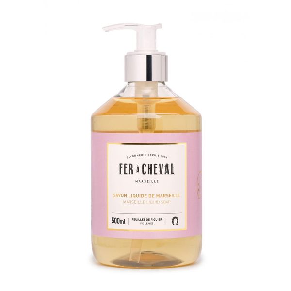 Fer a Cheval Marseille Liquid Soap - Fig Leaves, 500 ml