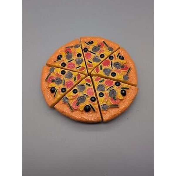 VINTAGE LAKESHORE PRETEND PLAY 10 PC PIZZA SLICES