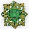 Fiesta Studios Green Flora, Greenman Decorative Garden Wall Plaque. 13cm