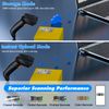 Bluetooth Wireless Barcode Scanner with Stand,Alacrity 3-in-1(Bluetooth & 2.4GHz Wireless & USB Wired) Bar Code Reader,1800mA*H Rechargeable Battery,Automatic Scanning,328Ft Range,16MB Storage Space