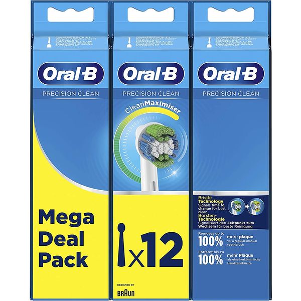 Brown Oral B Replacement Brush Basic/PRECISION CLEAN 12 EB20RB-12EL [Parallel Import]