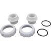 Pentair 271096 White Bulkhead Union Replacement Set Pool or Spa Filter