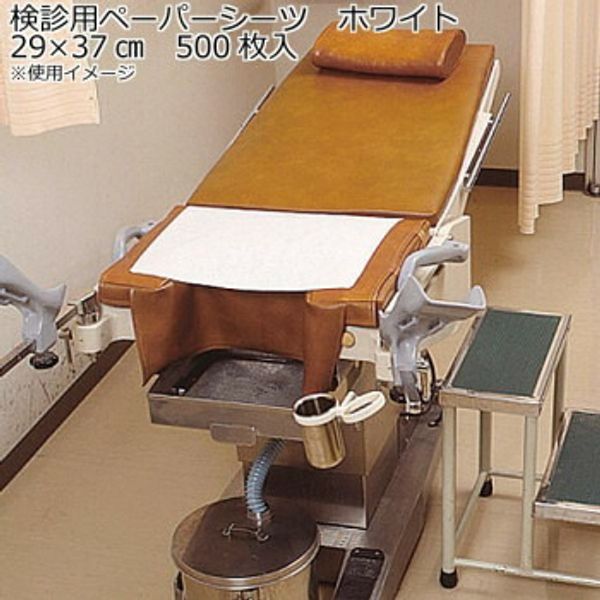 Taketora Damron 29cm x 37cm 500 sheets White Examination Table Sheet 054380