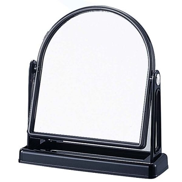 Plush Round Stand Mirror Black Y – 2006 