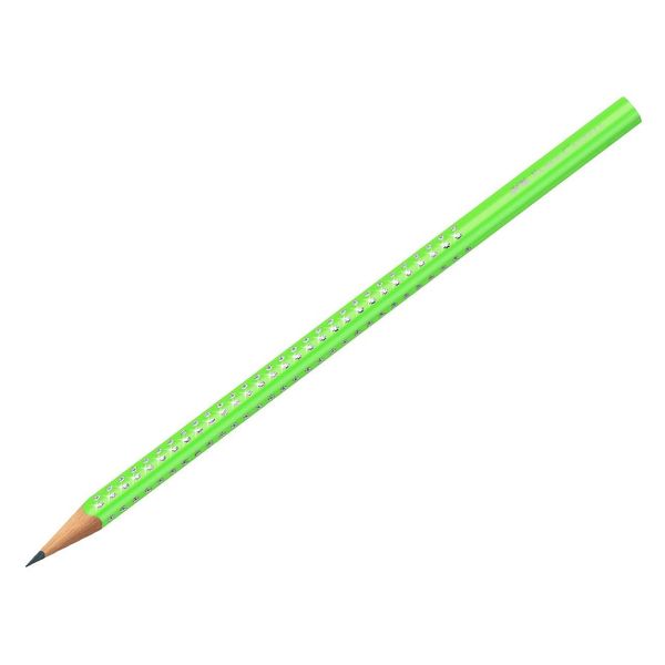 Faber-Castell Grip Sparkle Pencil - Neon Green