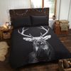 Rapport Home Caledonian Stag Duvet Set, Single-Mono, Polyester-Cotton