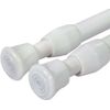 Customizable Spring Tension Rods for Windows & Closet Bars - White, 28-41 Inches