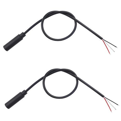 ELNONE 2PCS 0.3M/1FT 3.5mm Female to Bare Wire Open End TRS 3 Pole Stereo Cable (0.3M/1FT Female)