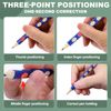 M&G Wooden Triangular Pencils, 12 Pcs Graphite Round Pencils for Classroom & Office, Blue