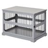 Decorative Dog Cage Transparent and Firm Tea Table, Indoor Use