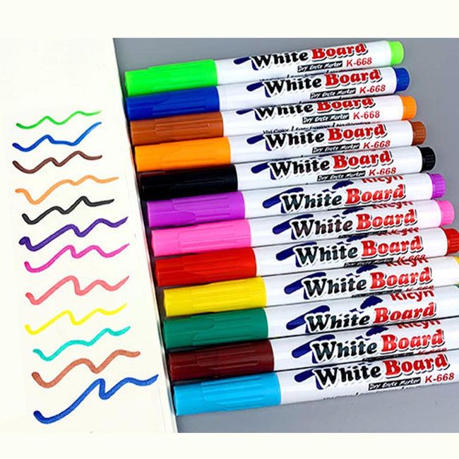 20 Colors Magic Water Painting Pen, Whiteboard Marker, A Watercolor Pen  That Can Float on Water, Magic Water Painting Pen Set for Kids and Adults