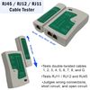 9-in-1 Network Toolkit: RJ45 Ethernet Crimper, Krone PunchDown, Cable Tester